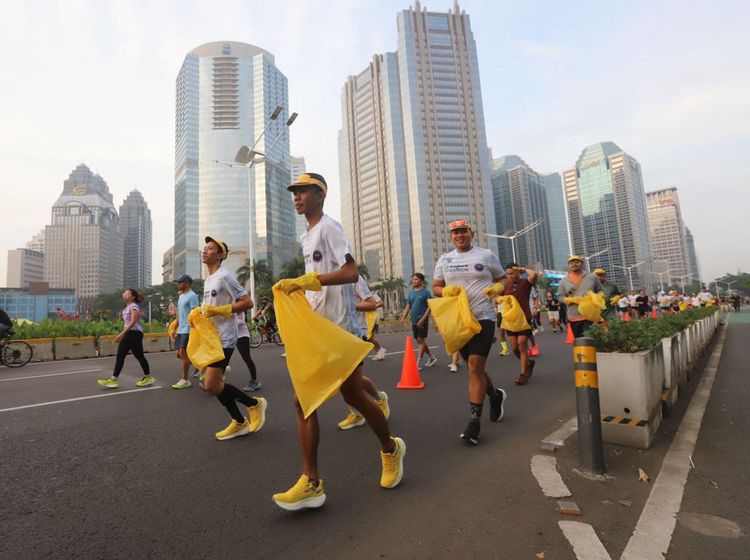 Suasana Persiapan Jelang Maybank Marathon 2024