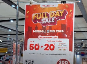 Belanja Sabun-Susu Banyak Diskonnya di Transmart Full Day Sale!