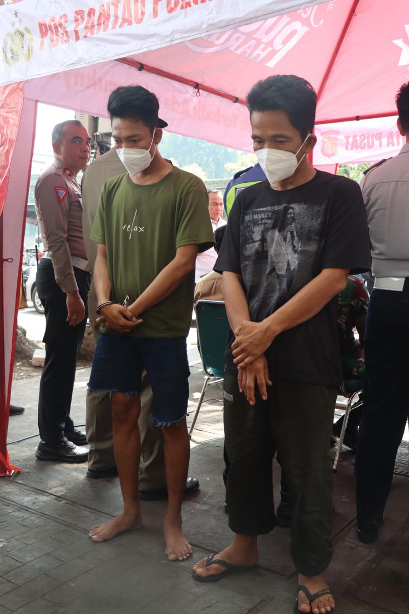 2 jukir tersangka buntut getok parkir Rp 150 ribu di Masjid Istiqlal