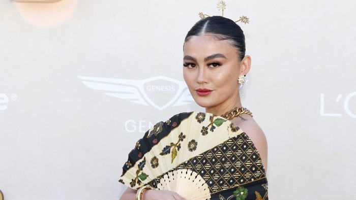 LOS ANGELES, CALIFORNIA - MAY 11: Agnez Mo attends Gold Gala 2024 at The Music Center on May 11, 2024 in Los Angeles, California.   Tommaso Boddi/Getty Images for Gold House/AFP (Photo by Tommaso Boddi / GETTY IMAGES NORTH AMERICA / Getty Images via AFP)