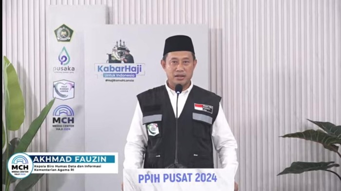 Akhmad Fauzin selaku Kepala Biro Humas Data dan Informasi Kemenag RI