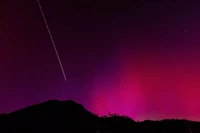 Aurora tercipta akibat badai geomagnetik