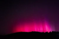 Aurora tercipta akibat badai geomagnetik