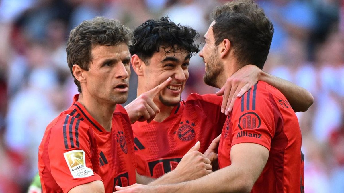 Bayern mengalahkan Wolfsburg 2-0. Foto: REUTERS/Angelika Warmuth