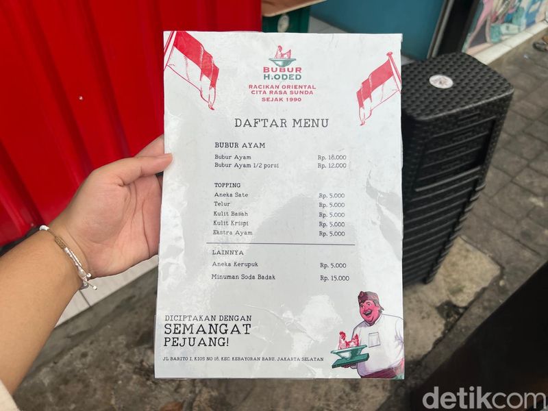 Bubur Ayam H.Oded di Barito