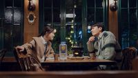 Poster The Midnight Romance in Hagwon menampilkan Jung Ryeo-won dan Wi Ha-joon