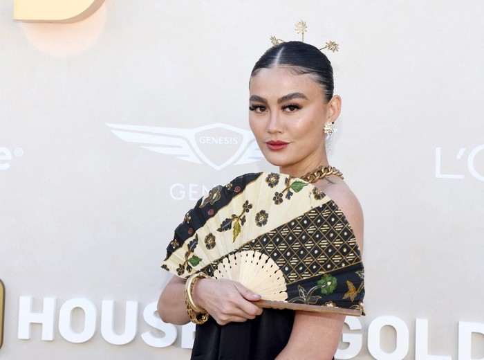 LOS ANGELES, CALIFORNIA - MAY 11: Agnez Mo attends Gold House Hosts 2024 Gold Gala at The Music Center on May 11, 2024 in Los Angeles, California.   Monica Schipper/Getty Images/AFP (Photo by Monica Schipper / GETTY IMAGES NORTH AMERICA / Getty Images via AFP)