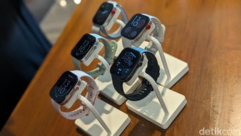 Huawei Watch Fit 3 jadi smartwatch pertama Huawei yang mengusung layar kotak. Foto: Virgina Maulita Putri/detikINET