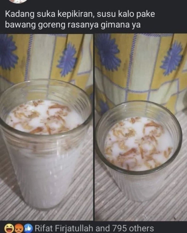 Berikut ini kumpulan foto random yang menggambarkan kocaknya kelakuan warga +62. Mana yang paling bikin ngakak?