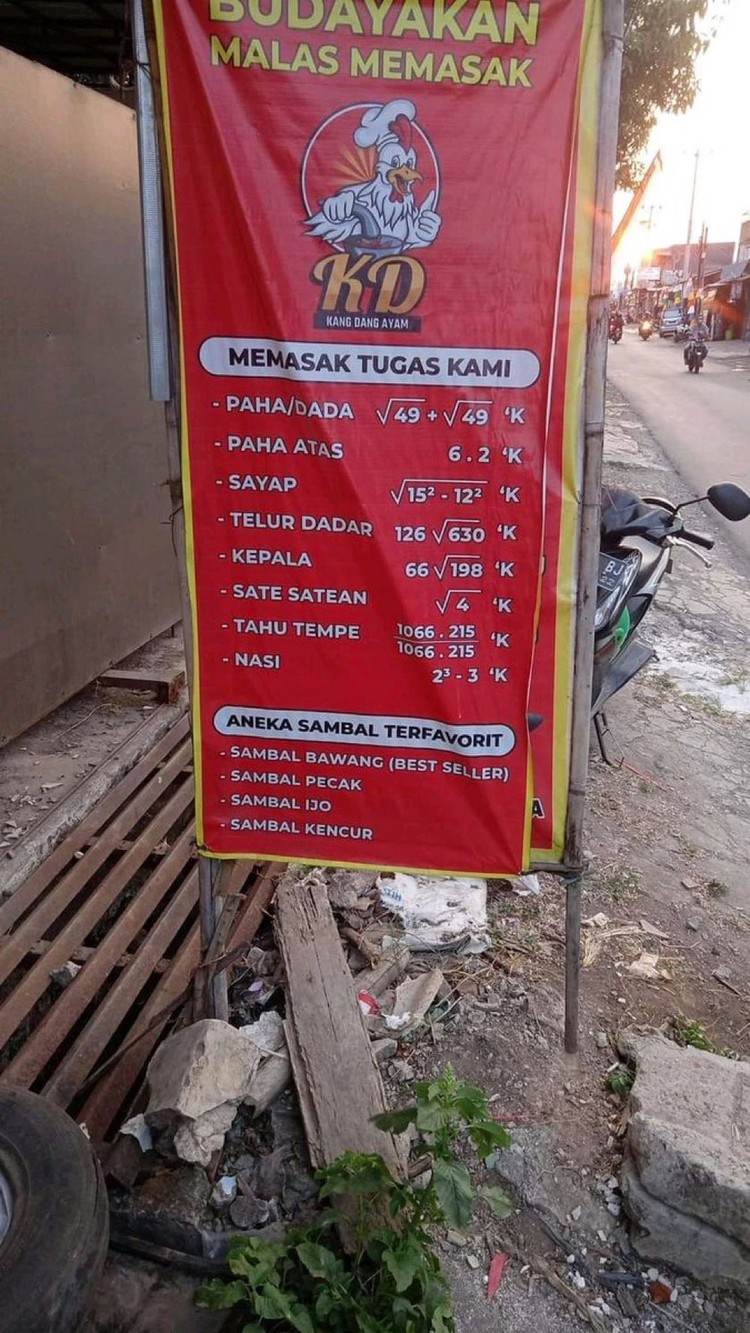 Berikut ini kumpulan foto random yang menggambarkan kocaknya kelakuan warga +62. Mana yang paling bikin ngakak?