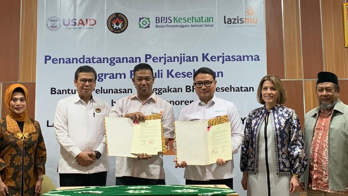 LAZISMU bekerja sama dengan BPJS Kesehatan untuk melunasi tunggakan BPJS Kesehatan guru honorer Muhammadiyah di Jakarta.