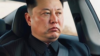Meme Elon Kim Jong Un. Foto: Sadanduseless