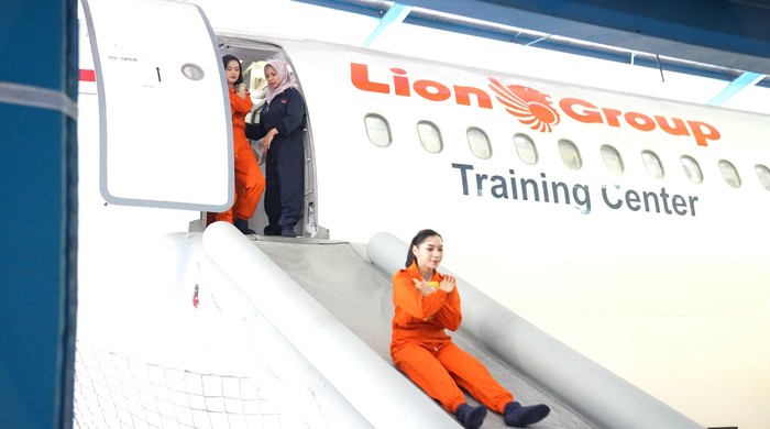 Mock up pesawat Lion Air Grup