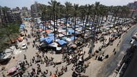 Rafah telah menjadi tempat bagi lebih dari 1 juta pengungsi mencari perlindungan selama perang yang telah berlangsung selama tujuh bulan.