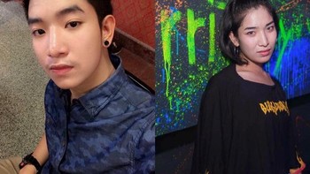 Saat jadi pria dia punya wajah yang tampan. Foto: Facebook