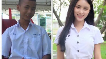 Lekuk tubuhnya pun tidak seperti pria. Foto: Facebook