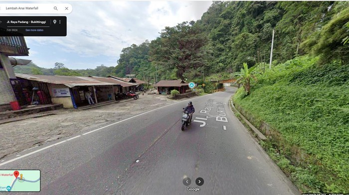 Potret Sebelum dan Sesudah Jalan Padang-Bukittinggi Diterjang Banjir Bandang