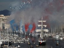 Semarak Penyambutan Api Olimpiade 2024 Paris