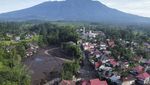 Potret Udara Kerusakan Akibat Banjir Lahar Dingin di Kaki Gunung Marapi