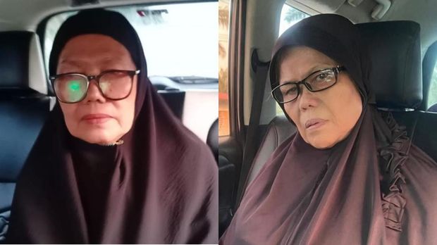 Tampang dua nenek yang menipu warga hingga Rp 852 juta. (Dok. Polda Sumut)