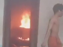 Viral Pria Bakar Rumah gegara Kecanduan Narkoba di Medan