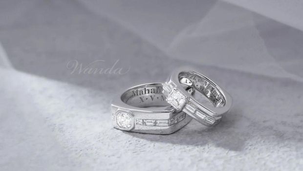 Wanda Ponika membuat cincin pernikahan Mahalini dan Rizky Febian
