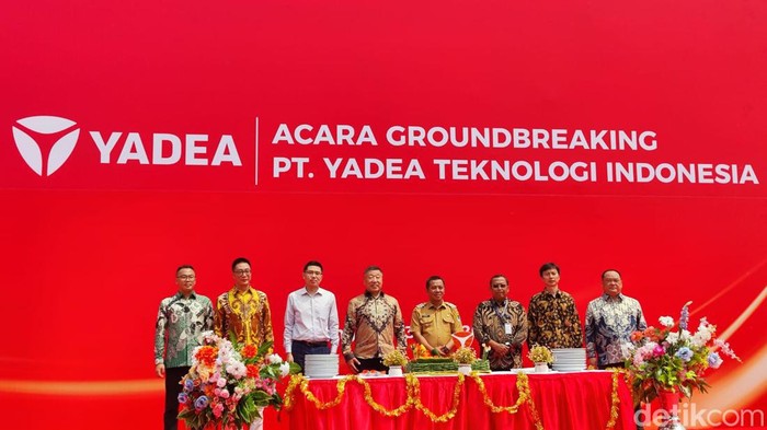 Yadea Groundbreaking Pabrik di Karawang.