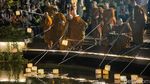 40 Bikkhu Thudong Larungkan Lampion di Danau Taman Mini
