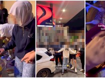 Tak Kenal Tempat, Klub Mobil Ini Memasak Mie di Pom Bensin