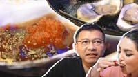 Tiram hingga hidangan fine dining ini disebut-sebut jadi menu yang memiliki banyak kenangan manis untuk pasangan suami istri ini. Foto: Pool/Site