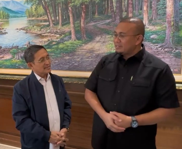 Andre Rosiade dan Direktur Operasional III PT Hutama Karya, Koentjoro.