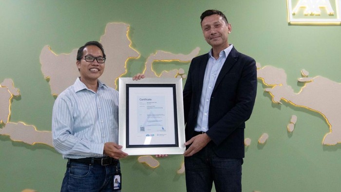 AXA Insurance Indonesia Raih ISO 27001 PT AXA Insurance Indonesia meraih sertifikasi ISO 27001, standar internasional untuk manajemen keamanan informasi. Ini melengkapi sertifikasi ISO 9001:2015.