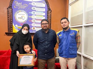 Uang Lelang Vespa Babe Cabita Rp 212 Juta Didonasikan ke Masjid-Pesantren