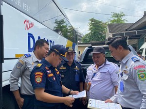Antisipasi Kecelakaan, Dishub Sumsel dan BPTD Sidak PO Bus