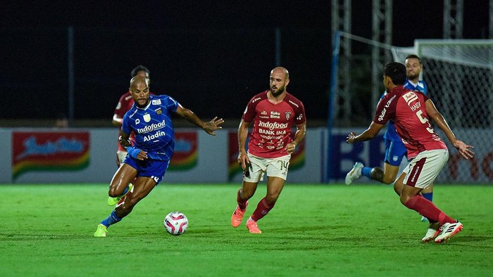 David da Silva di laga Bali United vs Persib Bandung di Bali, Selasa (14/5/2024).