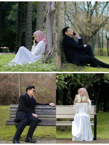 Foto prewedding pasangan Cut Nabella dan Muhammad Aldo Farizky