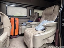 Mengintip Interior Mewah Mobil Mercy Sprinter SYL yang Disita KPK