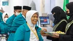 Senyum Semringah Jemaah Haji Indonesia Tiba di Madinah