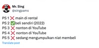 Meme Beli PS
