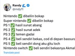 Meme Sejarah Beli PS 1-5, Gegara Sunat hingga Cuma Nonton di YouTube
