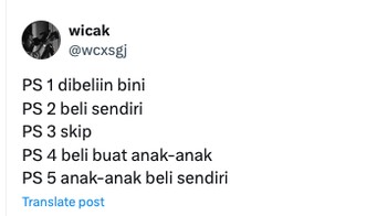 Dibeliin istri hingga beli untuk anak. Kalau kamu? Foto: Twitter