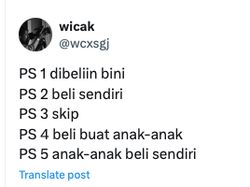 Meme Sejarah Beli PS 1-5, Gegara Sunat hingga Cuma Nonton di YouTube