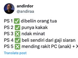 Meme Sejarah Beli PS 1-5, Gegara Sunat hingga Cuma Nonton di YouTube