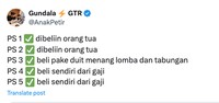 Meme Beli PS