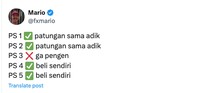 Meme Beli PS
