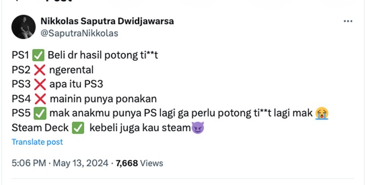 Meme Beli PS
