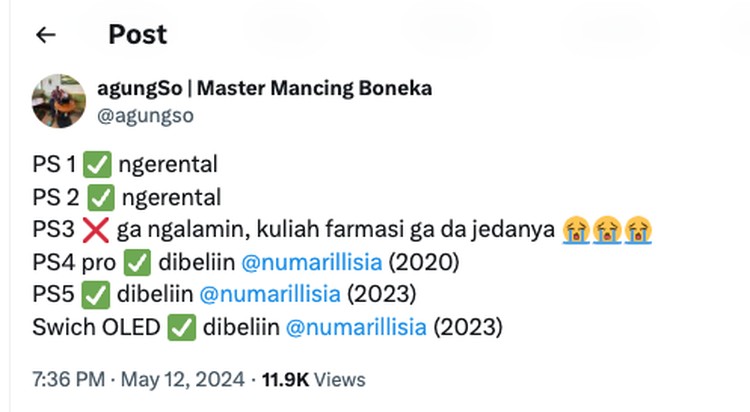 Meme Beli PS