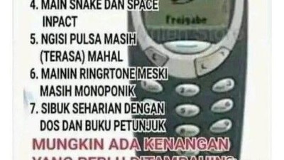 Nostalgia HP Jadul, Mari Kita Buat Anak Zaman Now Bingung