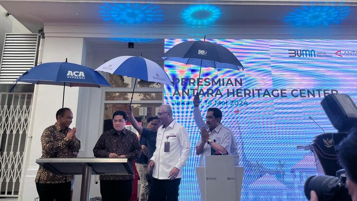 Resmikan Antara Heritage Center, Erick Thohir Bawa Pesan Khusus dari Jokowi