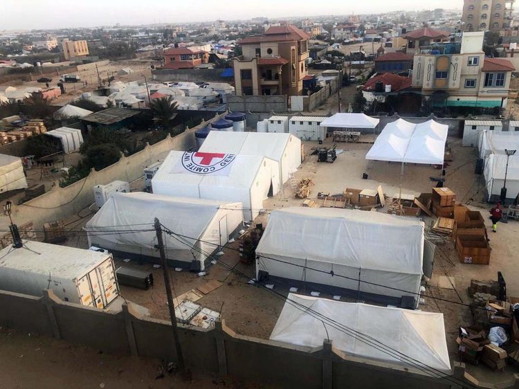Palang Merah Buka RS Lapangan di Rafah Gaza